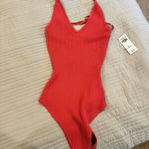 Abercrombie Ribbed Body Suit